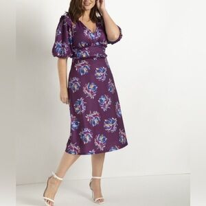 Purple Flower Dress